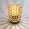 Decoração de Casa Luminária de Mesa de Vidro Moderna Minimalista Alimentada por Bateria Abajur de Folha de Tartaruga Luz Noturna de Ambiente Criativo