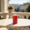 Velas Cilíndricas de Parafina Personalizadas, Estilo Nuevo, de Colores, Aromáticas, Adornos Decorativos y Recuerdos Románticos para el Día de San Valentín
