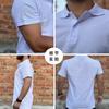 Camiseta polo de manga corta para hombre, transpirable, camisa de vestir, camiseta con solapa, camiseta para hombre
