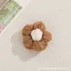 Acessórios de flor de pompom de crochê em cores de macaron, presilhas de cabelo, broches e flores decorativas de crochê artesanais tridimensionais para roupas