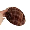 Otoño Invierno Caqui Lazo Cuadros Top Pequeño Pinza para el Cabello Femenina Atmósfera Accesorios para el Cabello Pinza Pinza Accesorio para Fotos