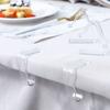 Sujetador antideslizante para mantel, clip para mantel de mesa de centro para sala de estar, sujetador de mantel, clip para mantel