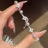 Pulsera de perlas con lazo de doble capa estilo vintage francés, diseño único y versátil, joyería de lujo ligero y de alta gama