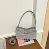 Bolso de un solo hombro simple de moda retro desgastado de alta gama bolso de mano de un solo hombro estilo coreano simple bolso cruzado