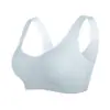 Ropa interior de verano de seda helada ultradelgada sin costuras con agujeros transpirables para mujer, sujetador de talla grande para pechos grandes, sin aros, anti-caída, espalda bonita