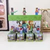 Nuevo Juego de Caja Misteriosa de Bloques de Construcción DIY de Minecraft Figura Minifigura Pixelada Adorno Educativo Bloques de Construcción Caja Misteriosa