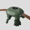 Masajeador de Cuello y Hombros con Pantalla Digital, Estilo Chal, para Músculos Trapecios, Amasado Automático Completo como Manos Humanas, Masajeador de Cuello y Hombros
