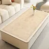 Toalha de Mesa de Centro, Impermeável, À Prova de Óleo, Sem Lavagem, Anti-Escaldante, Tapete Protetor de Mesa, Tapete de Mesa de Couro, Luxo Leve, Tapete de Mesa de Jantar de Alta Qualidade
