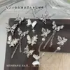 Accesorios para Uñas con Mariposa Plateada Galvanizada y Circonita, Colgantes de Cadena con Borla 3D Brillantes, Decoraciones de Pedrería para Uñas DIY al por Mayor