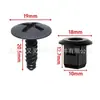 7M3915428 apto para clip de cubierta de rejilla de motor de batería de faro de vehículo comercial Volkswagen T5