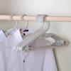 Estilo Japonés Simple Cabestrillo Adulto Plástico Percha para Ropa Colgante de Ropa Armario para Almacenamiento y Secado Multifuncional Seco y Húmedo Soporte para Ropa de Balcón