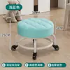Taburete Pequeño con Ruedas Universal, Taburete para Cambiarse los Zapatos del Hogar, Taburete Redondo Giratorio Móvil con Bebé, Para Sentarse a Largo Plazo, Taburete Bajo con Ruedas para Entrega Rápida