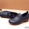 3992 Zapatos Planos con Suela de Gel para Mujer, Zapatos de Piel Suave de Fibra Super Suave, Zapatos Cómodos para Mujeres de Mediana Edad y Mayores, Nuevos Zapatos Planos para las Cuatro Estaciones
