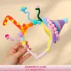 Gorra de Cumpleaños Corona Tocado Diadema de Malla 2026 Diadema de Princesa para Niñas Fiesta Gorro de Cumpleaños Corona
