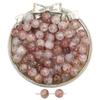 Vidro Jade Ouro Picotado Contas Redondas Vintage Contas DIY Feitas à Mão Acessórios de Joalheria Contas Pipoca Esmaltadas