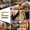 Amazon em estoque internacional aço inoxidável teppanyaki terno cozinhar pá combinação acampamento ao ar livre churrasco ferramentas churrasco
