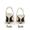 Sapatos Brancos de Bico Fino Simples de Salto Alto, Bonitos Elegantes, Sandálias com Biqueira para Mulheres, Novos Saltos Stiletto de Verão 2025