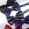 Vestido formal masculino com gravata borboleta, noivo britânico, laço de casamento, terno preto, vermelho, festa festiva, moda all-match