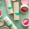 Fabricante de Tubos de Papel de Shenzhen Suministra Tubos de Papel para Bálsamo Labial Tipo Push de Color Sólido de 0.3oz en Stock y Tubos de Papel para Desodorante de 7g