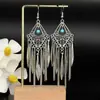 Pendientes de Pavo Real para Minorías Étnicas, Regalos Retro de Plata Miao Estilo Étnico, Accesorios de Pendientes Vintage de Imitación Plata