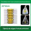 Saco plástico transparente smiley direto da fábrica, saco plástico portátil, loja de frutas, café da manhã, bolsa de armazenamento de colete