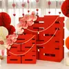 Enfeites Tridimensionais do Caractere Dupla Felicidade para Decoração de Quarto de Casamento, Decoração de Sala de Estar de Casamento, Artigos de Casamento, Adereços para Fotos de Casamento, Caractere Dupla Felicidade Extra Grande
