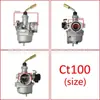 Carburador para Ct100 Italika St90 Strada70 Dt90 Ft110 Motocicleta Transfronteriza