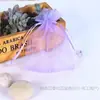 Bolsa de gasa perlada de color sólido, bolsa para empaquetar joyas, bolsa para dulces, bolsa para cosméticos, bolsa de gasa de prueba, multicolor