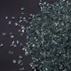 Kit de material de accesorio de joyería para pulsera y collar hechos a mano DIY de colores, virutas de vidrio iridiscente AB de 1,4 mm