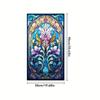 Película Electroestática para Ventana de Vidrio Esmerilado de Venta Caliente Transfronteriza Translúcida Opaca Color Planta Flor Película Anti-Fugas de Luz