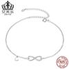 Evelle estilo europeo y americano Comercio exterior más vendido tobillera plata de ley s925 simple moda decoración de pie joyería transfronteriza venta directa de fábrica
