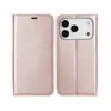 Funda protectora de cuero tipo libro para teléfono móvil Apple 17Promax, tapa abatible, funda para teléfono móvil Iphone16