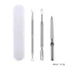 Empurrador de Cutícula de Aço Dupla Face para Manicure, Pá para Pele Morta, Pequeno Empurrador de Aço, Removedor de Unhas de Aço Inoxidável, Conjunto de Ferramentas para Manicure Empurrador de Unha