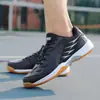 Zapatos nuevos de bádminton Zapatos de tenis Zapatos de entrenamiento de competición de voleibol de tenis de mesa Zapatillas de pareja Zapatos de malla de caña baja