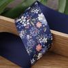 Cinta de satén de poliéster impresa, hecha a mano, lazo para el cabello, accesorios para ropa, zapatos y sombreros, caja de regalo, embalaje de flores, cinta