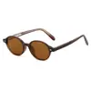 Gafas de Sol de Moda Retro Redondas con Clavos de Arroz Marco Pequeño Propionato de Celulosa Pin Gafas de Sol Neutras