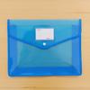 Bolsa de archivo A5/A4, bolsa de almacenamiento de gran capacidad, bolsa de papel de prueba con botones, bolsa de archivo de datos con botones a presión, bolsa estéreo transparente