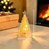 Luz de noite de árvore de Natal brilhante, Decoração de atmosfera para festa de Natal, Presente de Natal para crianças, Ornamento de mesa