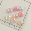 Estilo Crema Soñador Estrellas de Purpurina Fina Agujero Recto Cuentas Sueltas Material de Cuentas para Cadena de Teléfono Móvil Hecha a Mano Adorno Accesorios