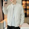 Chaqueta cortavientos e impermeable para hombre, nueva marca de moda primavera y otoño 2026, chaqueta holgada con cuello alto, ropa exterior elegante y genial