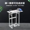 Máquina Selladora Inteligente de Paso Verde Libélula 400 Operada por Pedal para Bolsas de Papel Kraft de 8 mm, Bolsas de Alimentos, Bolsas de Plástico, Sellado de Film Termoencogible