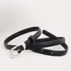 Cinturón de Piel de Vaca para Mujer Nueva Temporada Primavera/Verano Cinturón Versátil Simple para Jeans Cinturón de Piel Genuina de Gama Alta En Stock Venta al por Mayor
