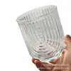 Taza Creativa de Café Cold Brew con Hielo Americano, Vaso de Vidrio Transparente en Forma de U, Taza Grande de Vidrio para Jugos y Bebidas, Taza de Agua