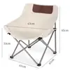 Mesa Plegable Enrollable para Exteriores Silla Silla Luna Silla Portátil de Camping para Playa Taburete de Pesca Respaldo Alto para Niños