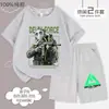 Delta Action Colaboración Manga Corta Pantalones Cortos Verano Niños Estilo Anime Atuendo Casual Nuevo Top de Manga Corta