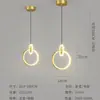 Nueva Lámpara Colgante de Mesita de Noche de Moda, Lámpara de Pared para Dormitorio, Luminaria Colgante Creativa y Única para Pared de Fondo de TV en Sala de Estar