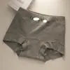 Roupa Íntima 100% Algodão para Mulheres 2025 Novo Modelo 7A Antibacteriana Totalmente Algodão Gancho Estendido Cintura Alta Controle da Barriga Levanta Bumbum Boxer