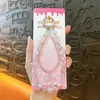 Cadena Creativa Nueva de Cereza de Cristal con Cuentas para Teléfono Móvil Llavero Moda Tendencia Femenina Colgante de Bolso Accesorios para Funda de Teléfono Móvil