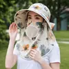 Chapéu de Algodão para Colheita de Chá, Chapéu Feminino de Proteção Solar, Chapéu de Proteção Solar de Alta Qualidade, Chapéu Anti-UV para Pessoas de Meia-Idade e Idosas, Chapéu de Sol para Trabalho Agrícola