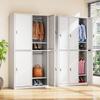 Armário Roupeiro Trancável Sapateira Armário de Aço Dormitório de Funcionários Armário de Ferro Locker Academia Oficina Armário Multidoor